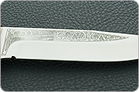 Нож Турист наборная кожа, d2, латунь : фото 8