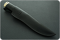 Нож Турист наборная кожа, d2, латунь : фото 11