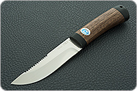 Нож Робинзон-2 орех, elmax, текстолит : фото 2