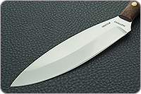 Нож Канадский средний (траппер) накладки орех, 100х13м, цельнометаллический : фото 3