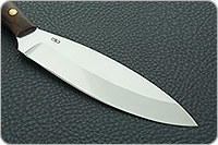 Нож Канадский средний (траппер) накладки орех, 100х13м, цельнометаллический : фото 4