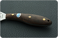 Нож Канадский средний (траппер) накладки орех, 100х13м, цельнометаллический : фото 6