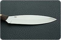 Нож Канадский средний (траппер) накладки орех, 100х13м, цельнометаллический : фото 7