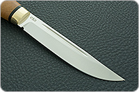 Нож Финка-Лаппи кап березовый, 100х13м, латунь : фото 4