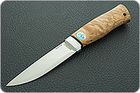 Нож Кузюк карельская береза, 100х13м, алюминий : фото 2