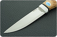 Нож Кузюк карельская береза, 100х13м, алюминий : фото 3