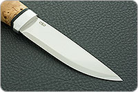 Нож Кузюк карельская береза, 100х13м, алюминий : фото 4