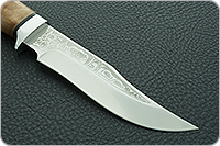 Нож Клычок-1 кап березовый, 95х18, алюминий : фото 4