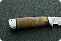 Нож Клычок-1 кап березовый, 95х18, алюминий : фото 5