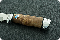 Нож Клычок-1 кап березовый, 95х18, алюминий : фото 6