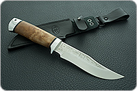 Нож Клычок-1 кап березовый, 95х18, алюминий : фото 11