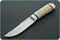 Нож Робинзон-2 карельская береза, k390, алюминий : фото 2