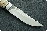 Нож Робинзон-2 карельская береза, k390, алюминий : фото 4