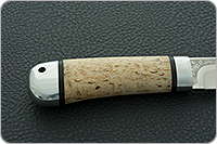 Нож Робинзон-2 карельская береза, k390, алюминий : фото 5