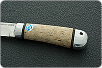 Нож Робинзон-2 карельская береза, k390, алюминий : фото 6