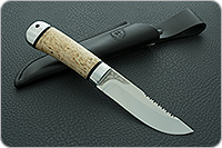 Нож Робинзон-2 карельская береза, k390, алюминий : фото 10