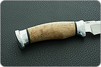 Нож Росомаха карельская береза, 100х13м, алюминий : фото 5