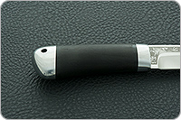 Нож Шашлычный малый граб - черное дерево, elmax, алюминий : фото 5