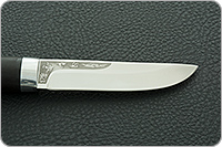Нож Шашлычный малый граб - черное дерево, elmax, алюминий : фото 7
