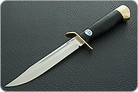 Нож Штрафбат наборная кожа, 95х18, латунь : фото 2