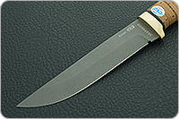 Нож Лиса береста, elmax, латунь : фото 3