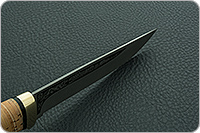 Нож Лиса береста, elmax, латунь : фото 9