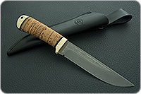 Нож Лиса береста, elmax, латунь : фото 10