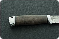 Нож Турист стабилизированная карельская береза, n690, алюминий : фото 5