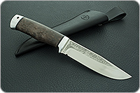 Нож Турист стабилизированная карельская береза, n690, алюминий : фото 10