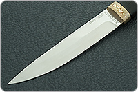 Нож Пескарь граб - черное дерево, 95х18, мокуме : фото 3