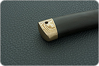 Нож Пескарь граб - черное дерево, 95х18, мокуме : фото 7