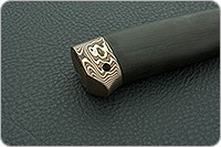 Нож Пилигрим граб - черное дерево, 95х18, мокуме : фото 7