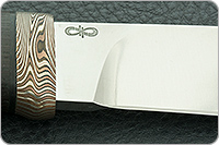 Нож Пилигрим граб - черное дерево, 95х18, мокуме : фото 8