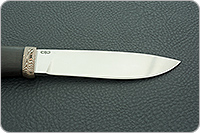 Нож Пилигрим граб - черное дерево, 95х18, мокуме : фото 9