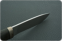 Нож Пилигрим граб - черное дерево, 95х18, мокуме : фото 10