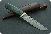 Нож Бекас стабилизированная карельская береза, zdi-1016, текстолит : фото 11