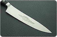 Кухонный нож Поварской цельнометаллический накладки текстолит
, 100х13м, алюминий : фото 4