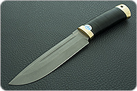 Нож Селигер наборная кожа, elmax, латунь : фото 2