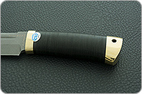 Нож Селигер наборная кожа, elmax, латунь : фото 6