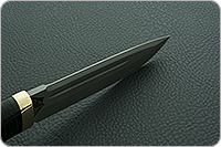 Нож Селигер наборная кожа, elmax, латунь : фото 9