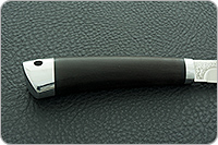 Нож Заноза граб - черное дерево, elmax, алюминий : фото 5