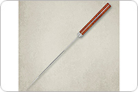 Нож Мастер-Фиш накладки стабилизированная карельская береза, 95х18, алюминий : фото 3