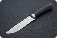 Нож Бекас наборная кожа, 95х18, текстолит : фото 2