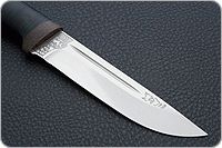 Нож Бекас наборная кожа, 95х18, текстолит : фото 4