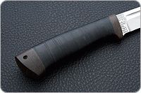 Нож Бекас наборная кожа, 95х18, текстолит : фото 5