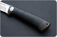 Нож Бекас наборная кожа, 95х18, текстолит : фото 6