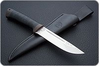 Нож Бекас наборная кожа, 95х18, текстолит : фото 8