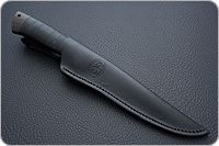 Нож Бекас наборная кожа, 95х18, текстолит : фото 9