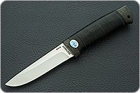 Нож Ганза наборная кожа, 95х18, текстолит : фото 2