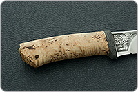 Нож Гепард карельская береза, 95х18, текстолит : фото 5